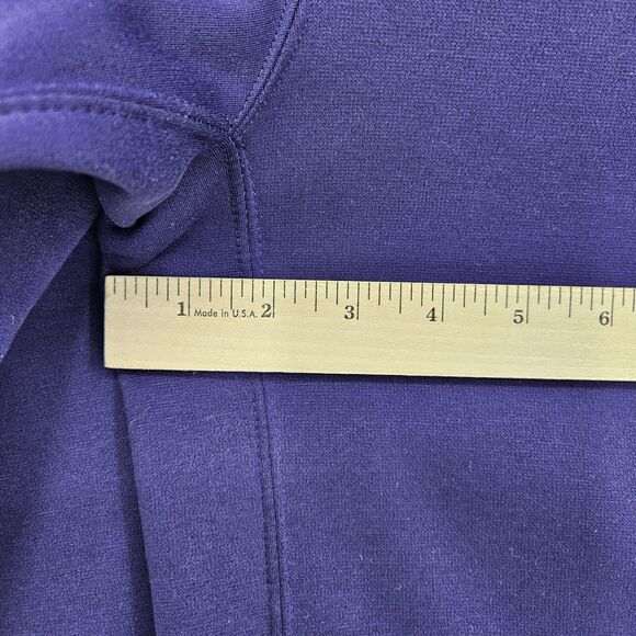 TCU Horned Frogs Hoodie Mens Large Nike Sweatshirt Purple Pullover Dri Fit - Picture 6 of 9